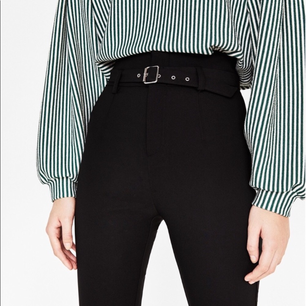 Slim fit trousers with belt NWT
